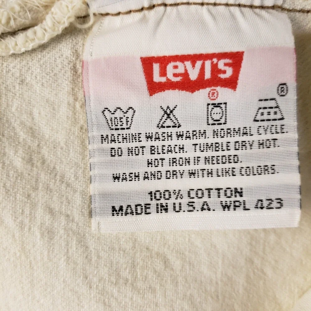 Levis measurements may